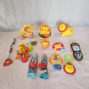 Lion Themed Baby Toy Lot